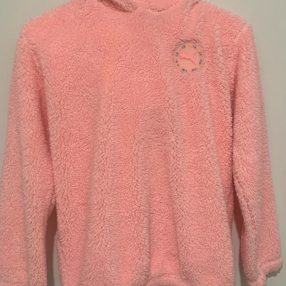 Puma Pink Fleece Pullover